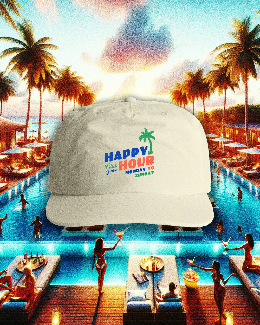 HAPPY HOUR SNAPBACK CAP