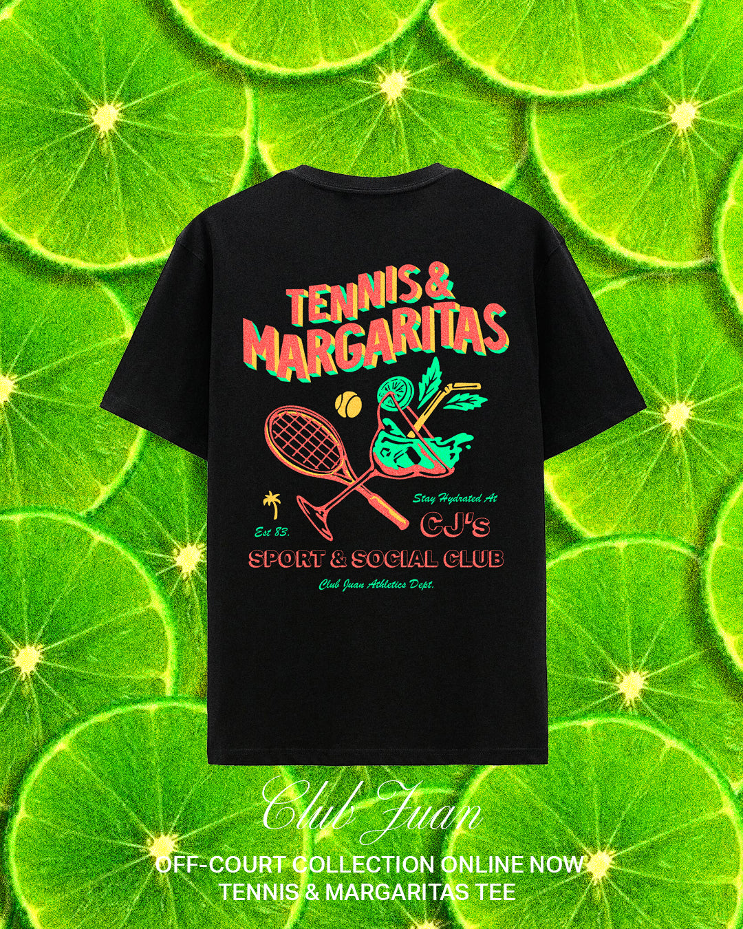 TENNIS & MARGARITAS TEE